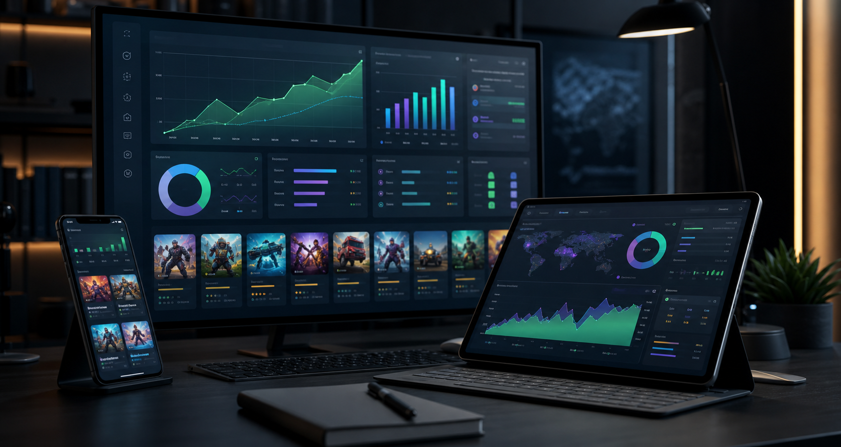 User acquisition campaign reporting dashboard