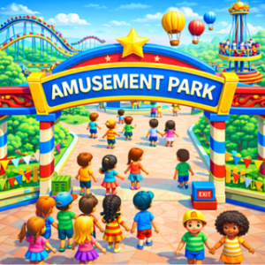 Amusement Theme Park Tycoon Games