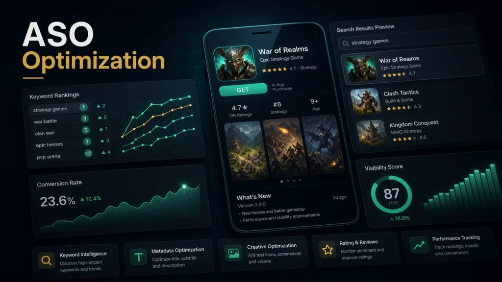 Featured image for ASO Optimization Guide for Mobile Games