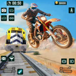 Bike vs Train Race Challenge