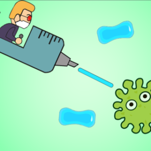 Flying Injection Virus Game