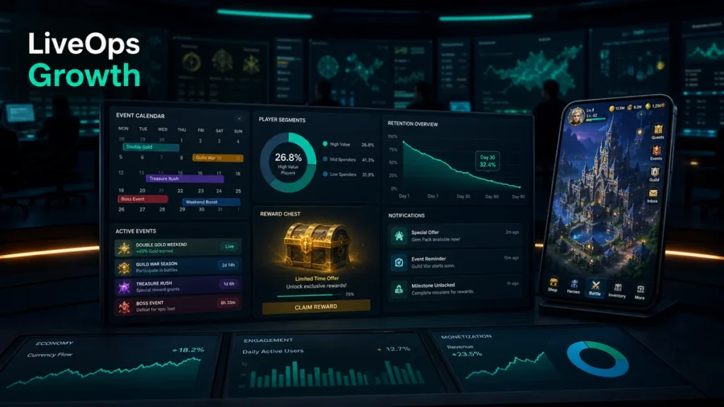 Featured image for How LiveOps Helps Mobile Games Grow After Launch
