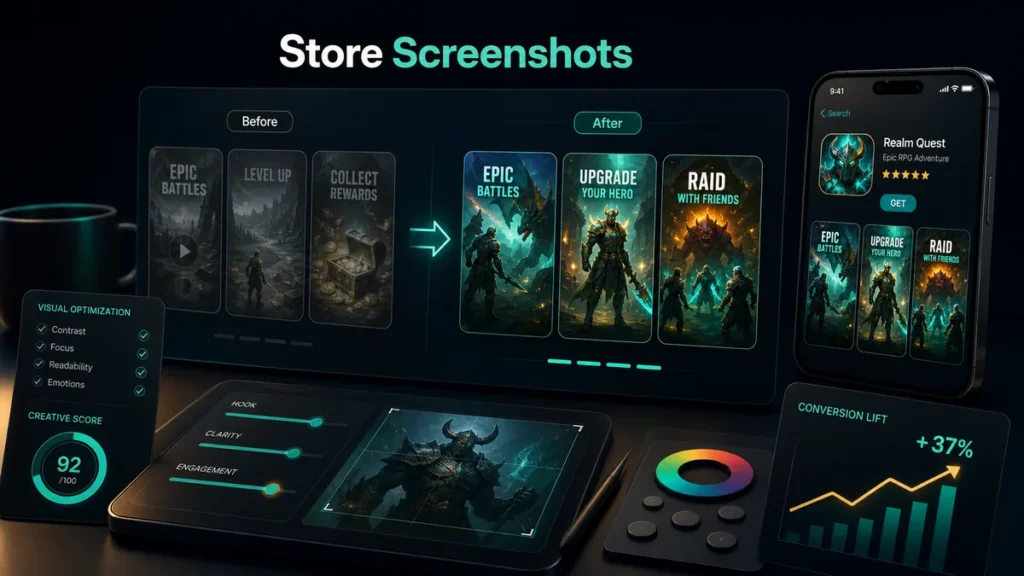 Featured image for Why Store Screenshots Matter for Game Installs