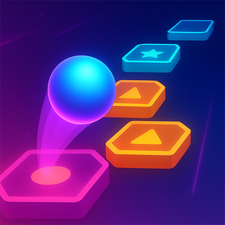 Tiles Hop Music Ball Game